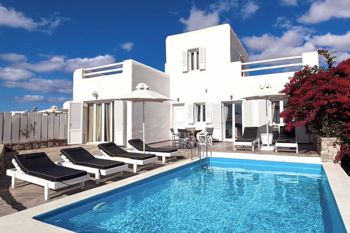 Villa, 3 camere da letto, piscina privata, vista mare | Una cassaforte in camera, con stile personalizzato