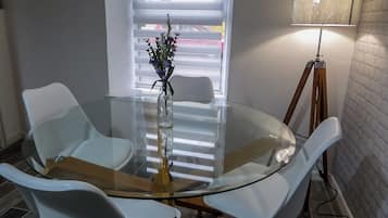 Premium bedding, iron/ironing board, cots/infant beds, WiFi