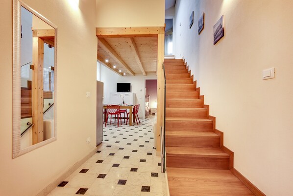 Interior entrance