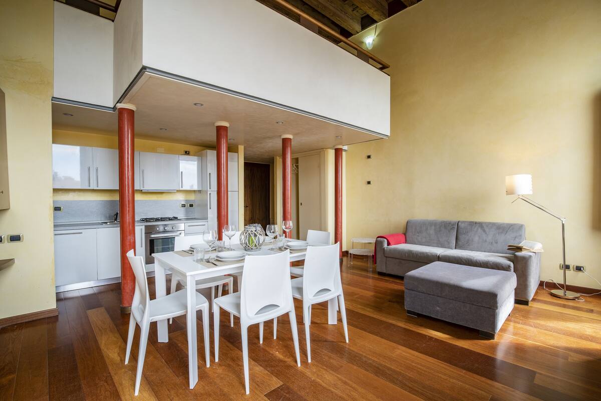 APARTMENT 4 PEOPLE CLOSE TO SAN MARCO | 전용 주방 | 대용량 냉장고, 오븐, 쿡탑, 식기 세척기