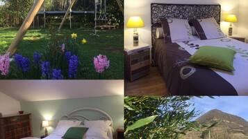 Bureau, lits bébé (gratuits), Wi-Fi gratuit, draps fournis