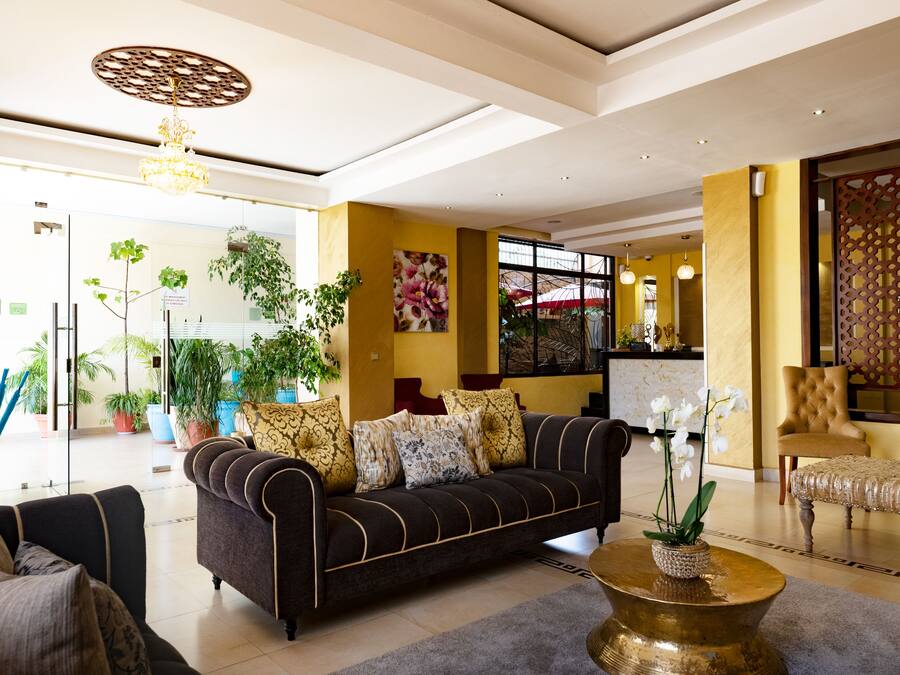 Sala de estar en el lobby