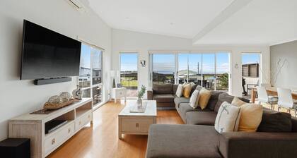 Phillip Island - Spa im Freien, Sauna, Kinoraum, Billard, Blick auf die Bucht