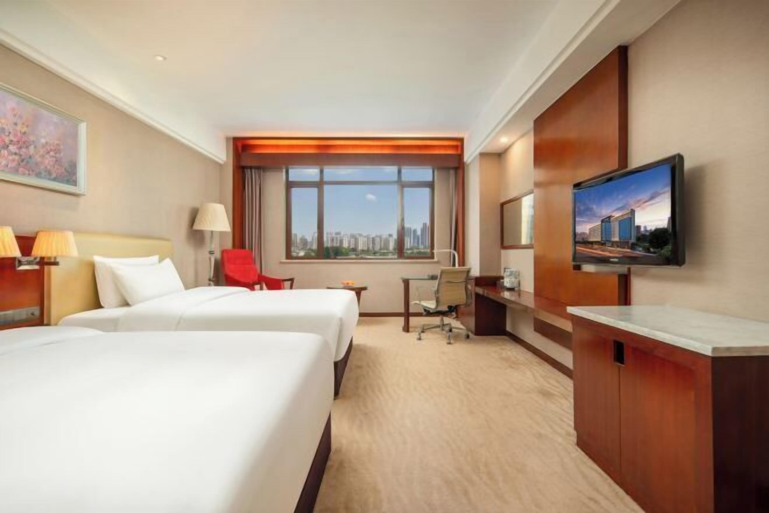 Minibar, in-room safe, desk, blackout curtains