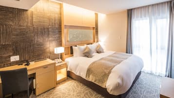 Standard Double Room, 1 Queen Bed | Down comforters, in-room safe, desk, blackout drapes