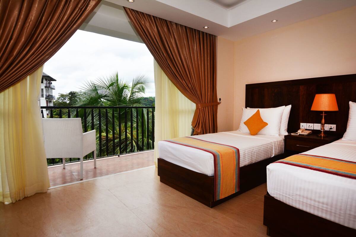 Minibar, desk, iron/ironing board, rollaway beds