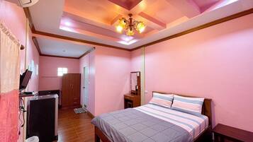 Premium bedding, pillowtop beds, blackout drapes, rollaway beds