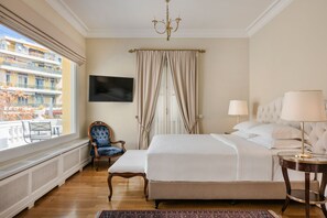 Signature Suite, Balcony (Acropolis view) | 1 bedroom, premium bedding, pillowtop beds, minibar - Noble Suites (Athens)