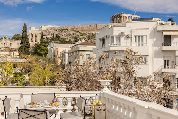 Suite – signature, balkong (Acropolis view) | Terrasse/patio