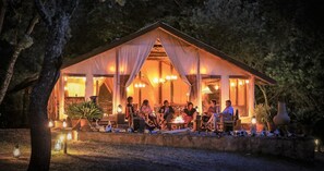 Front of property - evening/night