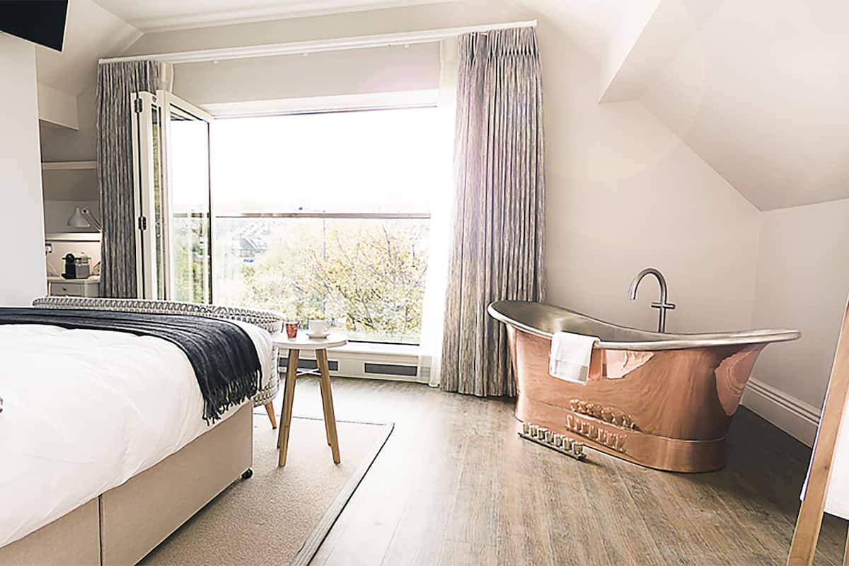 suite, garden view - the dovecote | egyptian cotton sheets, premium bedding, individually decorated