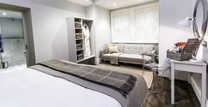 Habitación Deluxe con 1 cama matrimonial o 2 individuales | Sábanas de algodón egipcio y ropa de cama de alta calidad 