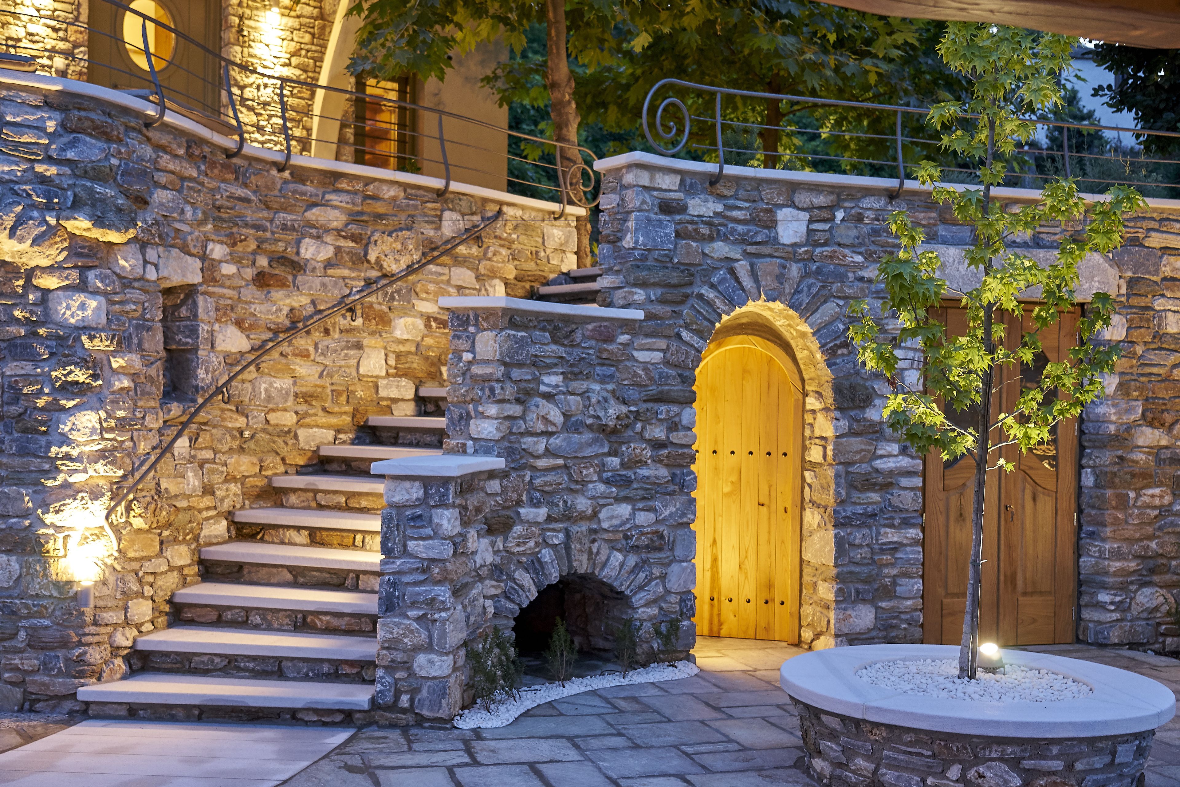 Front of property - evening/night