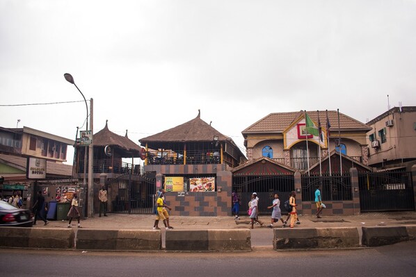 Façade de l’hébergement