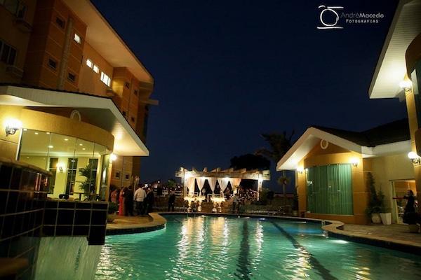 Indoor pool, 2 outdoor pools, open 9 AM to 9 PM, sun loungers