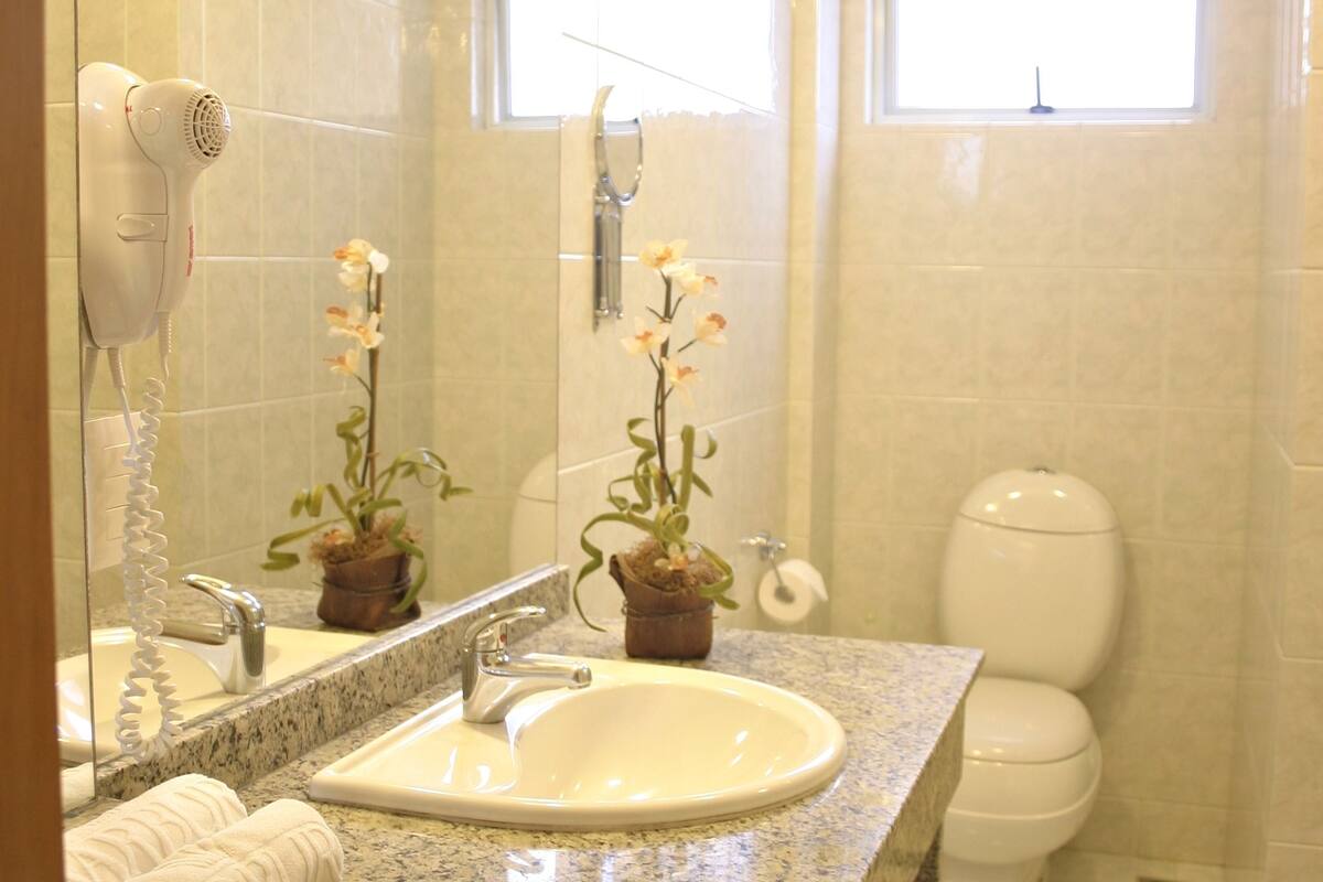 premium suite (master) | bathroom | free toiletries, hair dryer, towels, soap