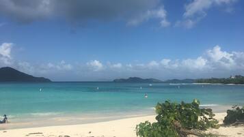 Beach nearby, white sand