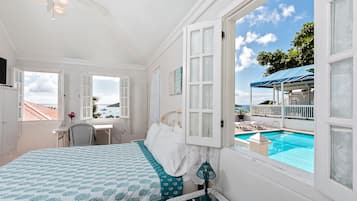 Superior Room, 1 King Bed, Harbor View | Premium bedding, in-room safe, individually decorated