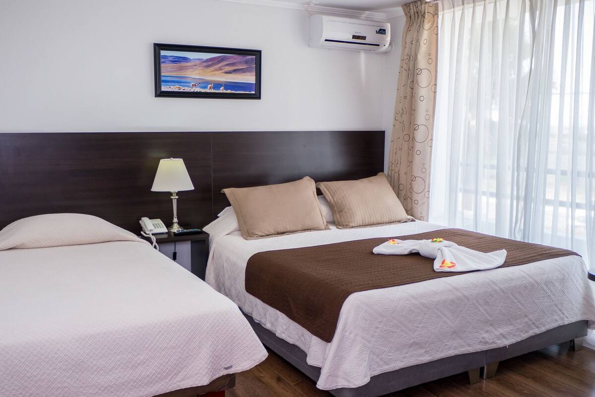 Triple Room, Multiple Beds | In-room safe, iron/ironing board (on request), free WiFi, bed sheets