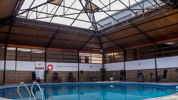 Indoor pool, outdoor pool