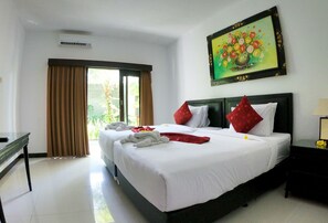 Kamar Twin Deluks | Meja kerja dan Wi-Fi gratis