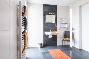 Ducha, artículos de tocador gratuitos, secador de pelo, toallas
