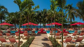 Privatstrand in der Nähe, weißer Sandstrand, Cabañas (kostenlos)