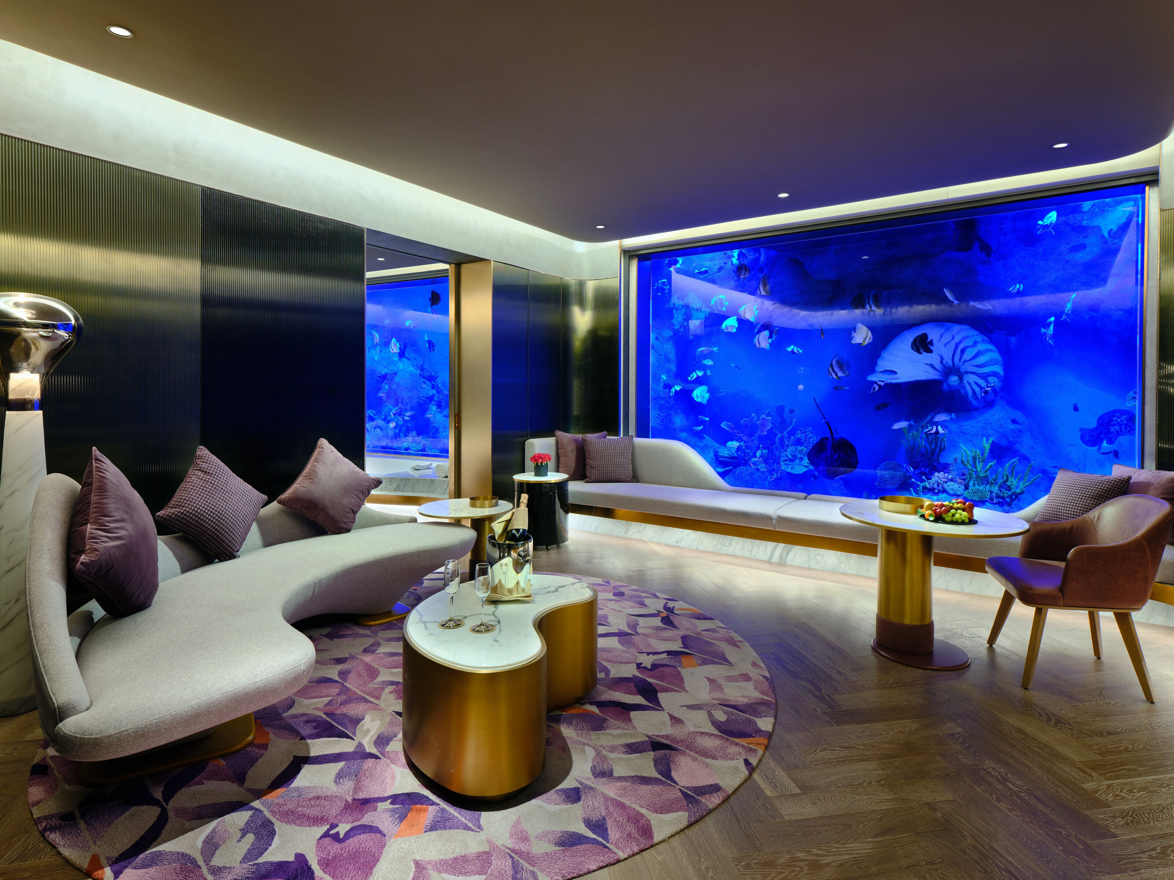 suite, 1 king bed (underwater view) | 1 bedroom, premium bedding, memory-foam beds, free minibar