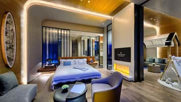 1 habitación y ropa de cama de alta calidad