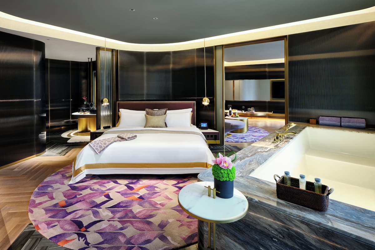 Waterfall Suites | 1 bedroom, premium bedding, memory-foam beds, free minibar