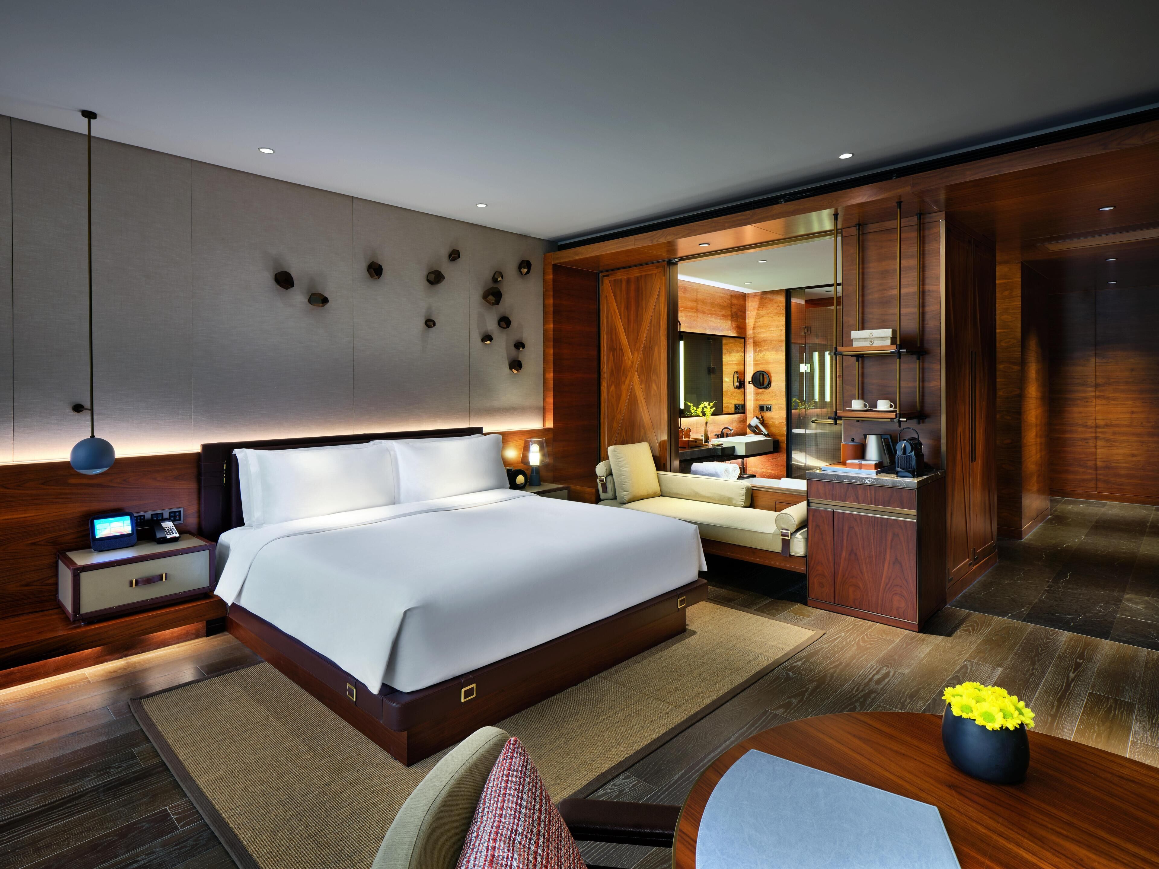 1 bedroom, premium bedding, memory-foam beds, free minibar