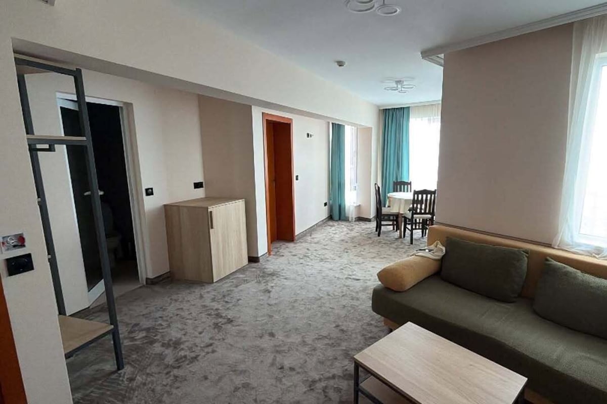 Appartement Deluxe, 1 chambre, vue mer | Coin séjour
