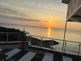 Panoramic Apartment, 1 Bedroom, Hot Tub | Terrace/patio