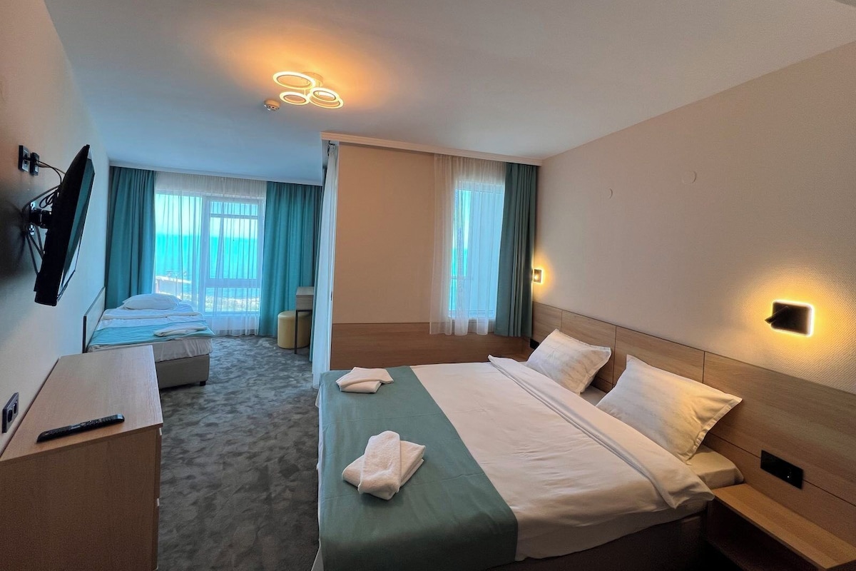 Chambre Deluxe Double ou avec lits jumeaux (Extra bed)