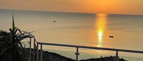 Panoramic-Apartment, 1 Schlafzimmer, Whirlpool | Terrasse/Patio