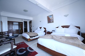 Quadruple Room, Balcony | Premium bedding, individually decorated, individually furnished