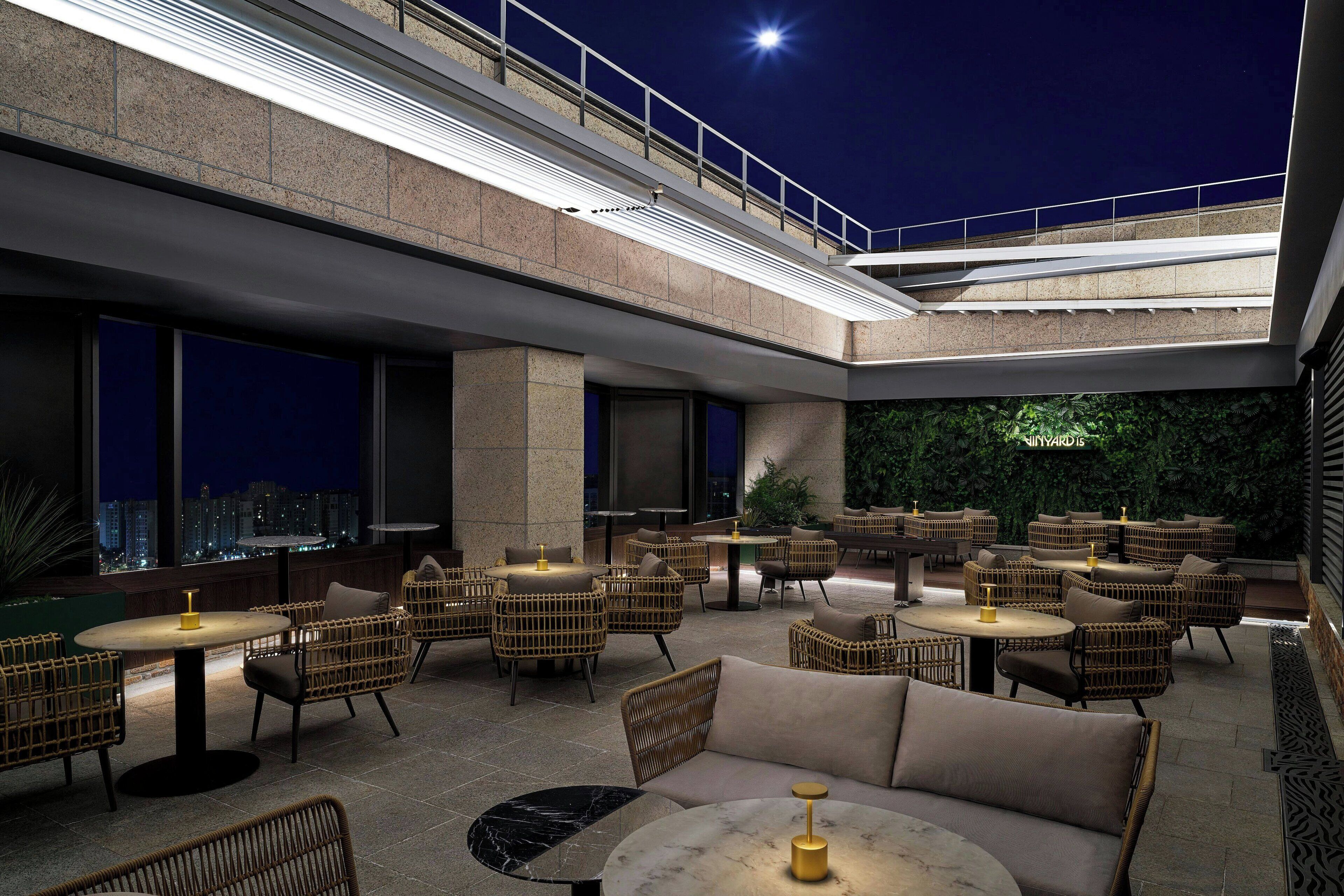 breakfast, lunch served; local and international cuisine, garden views