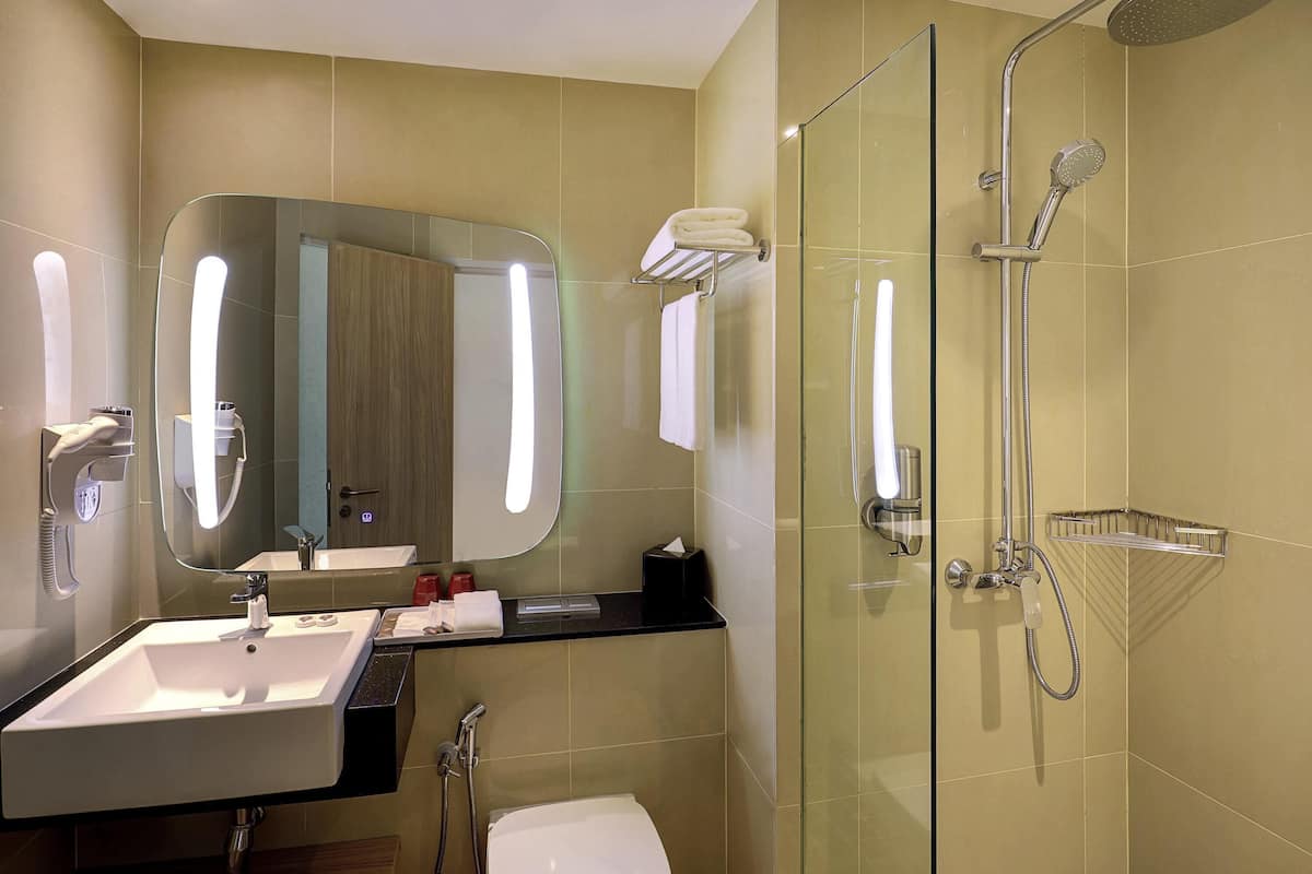 1 chambre, literie hypoallergénique, minibar