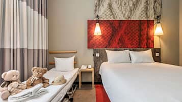Room, Multiple Beds | In-room safe, desk, blackout curtains, soundproofing