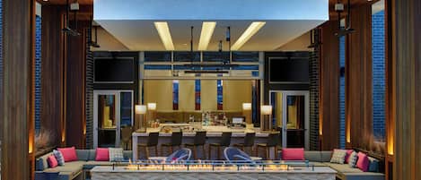 Outdoor pool, open 6:00 AM to 10:00 PM, cabanas (surcharge)