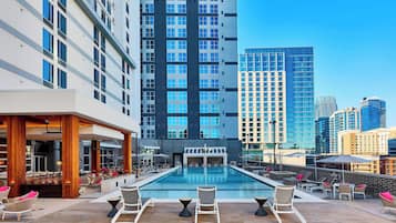 Outdoor pool, open 6:00 AM to 10:00 PM, pool cabanas (surcharge)