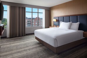 Hypo-allergenic bedding, pillow-top beds, in-room safe, desk