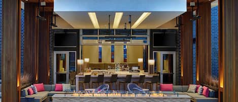 Outdoor pool, open 6:00 AM to 10:00 PM, cabanas (surcharge)