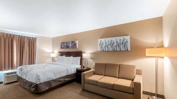 Premium bedding, desk, blackout drapes, iron/ironing board