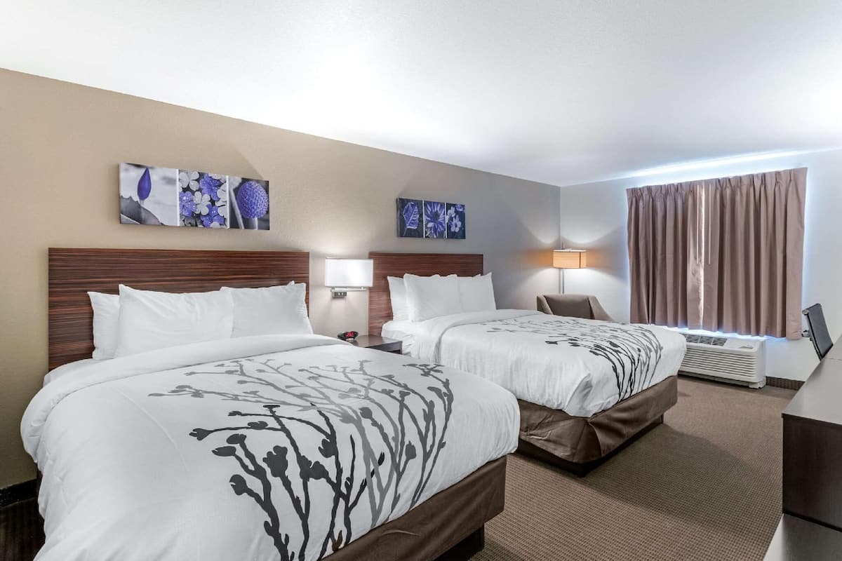 Premium bedding, desk, blackout curtains, iron/ironing board
