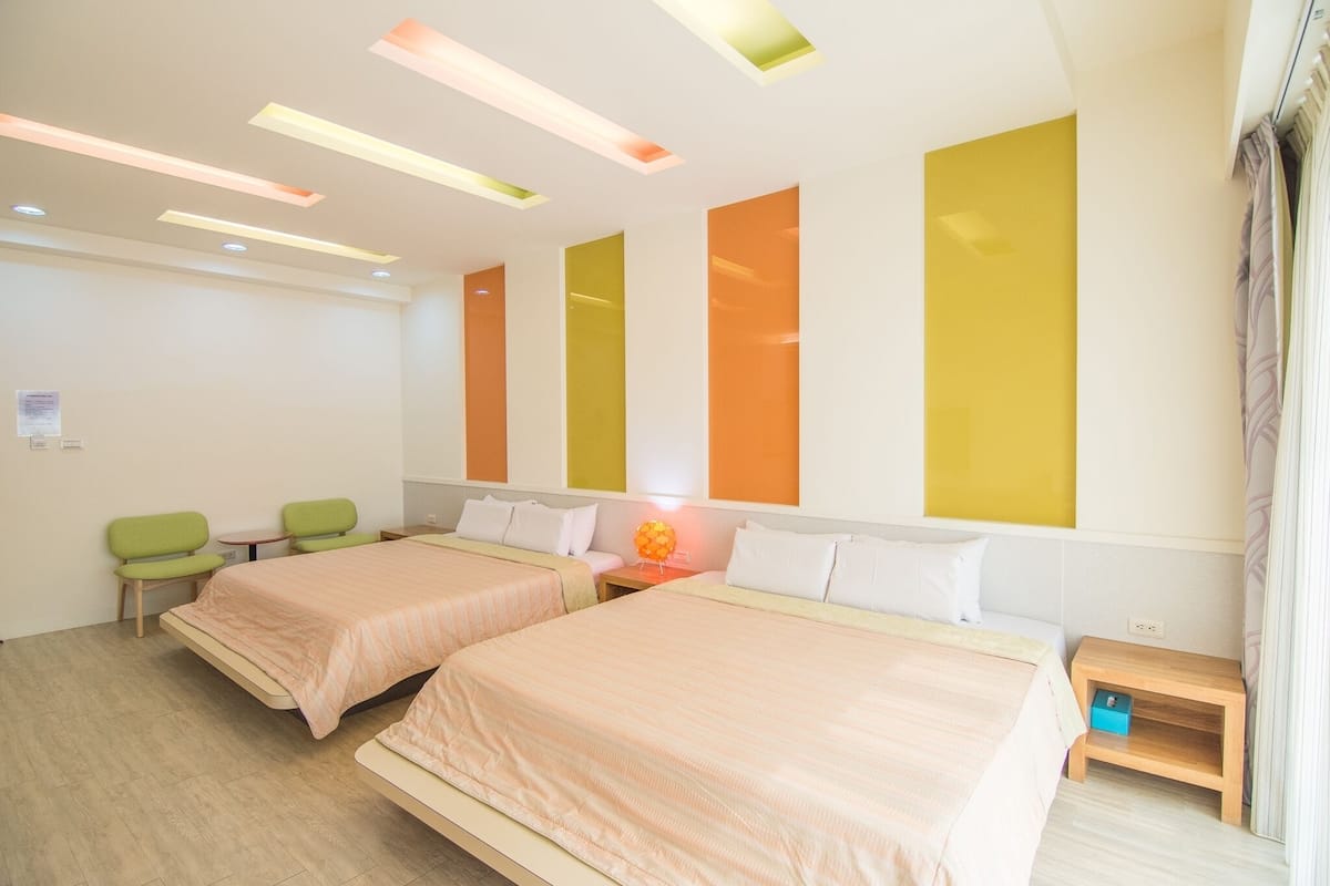 Family Quadruple Room | Desk, blackout drapes, soundproofing, free WiFi