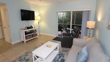 TV, DVD player, stereo, offices