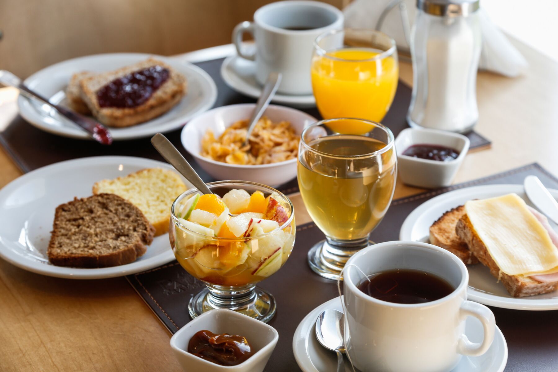 Morgenmadsbuffet hver dag mod et gebyr