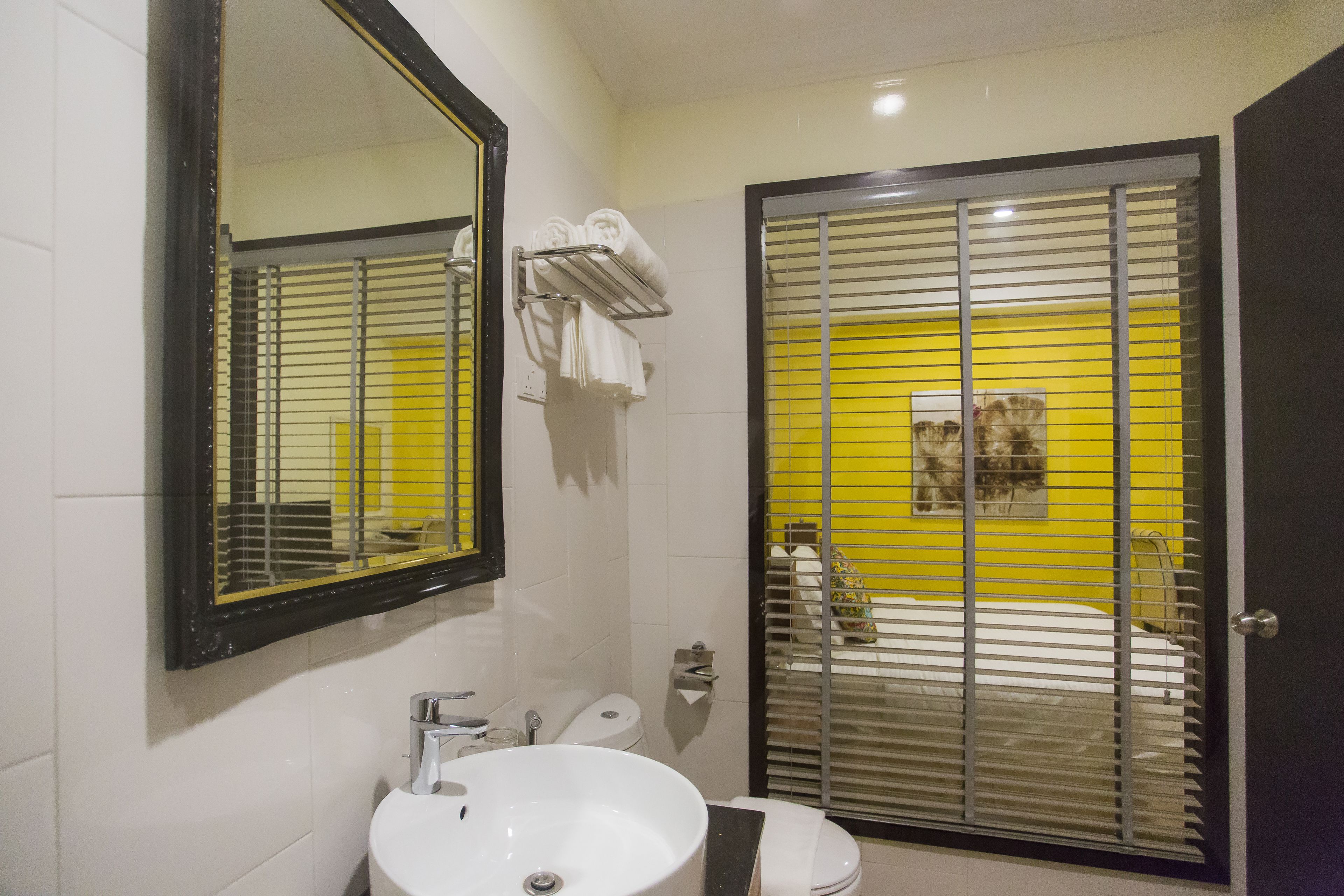 superior double room, 1 king bed | bathroom | free toiletries, hair dryer, bathrobes, slippers