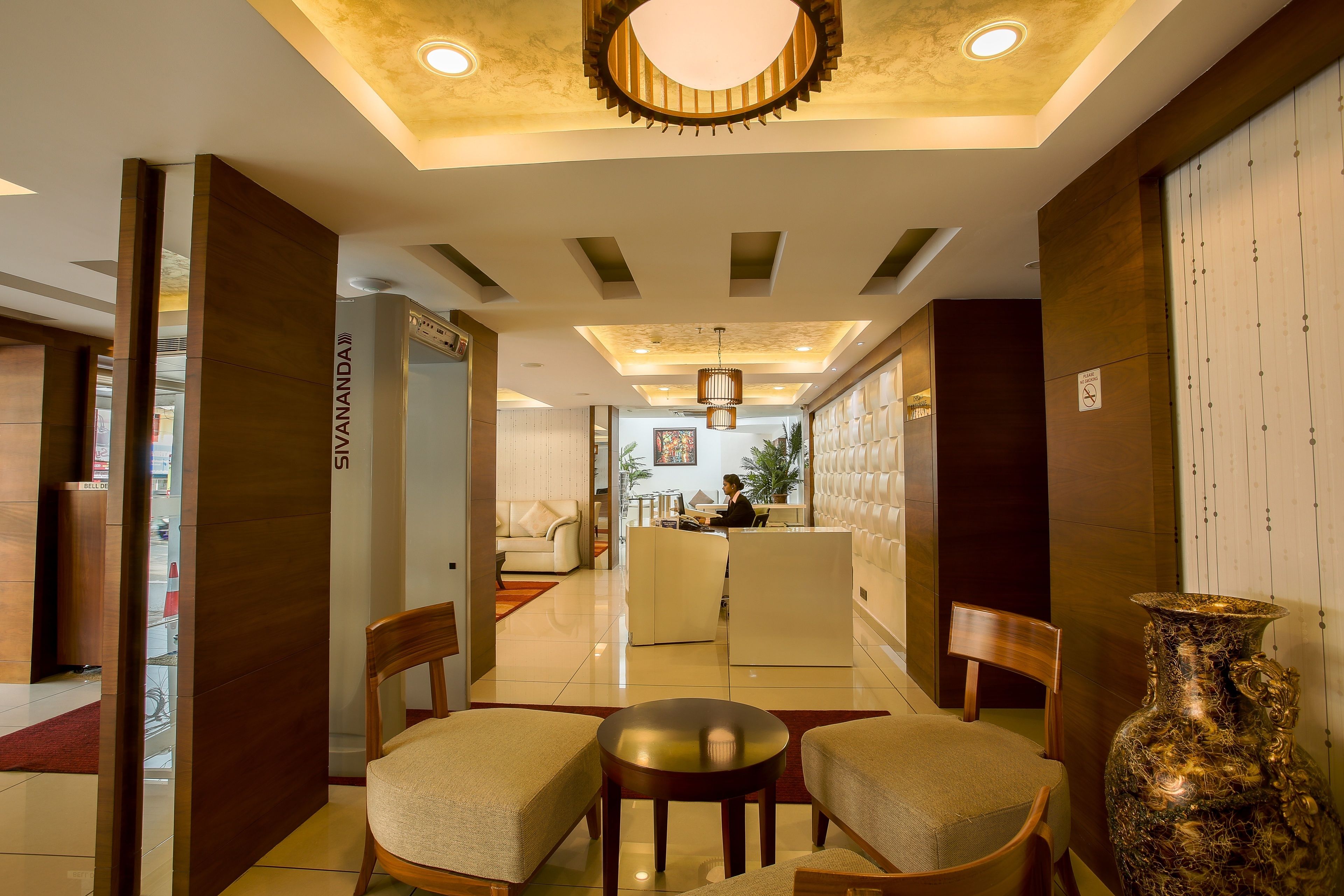 Lobby sitting area